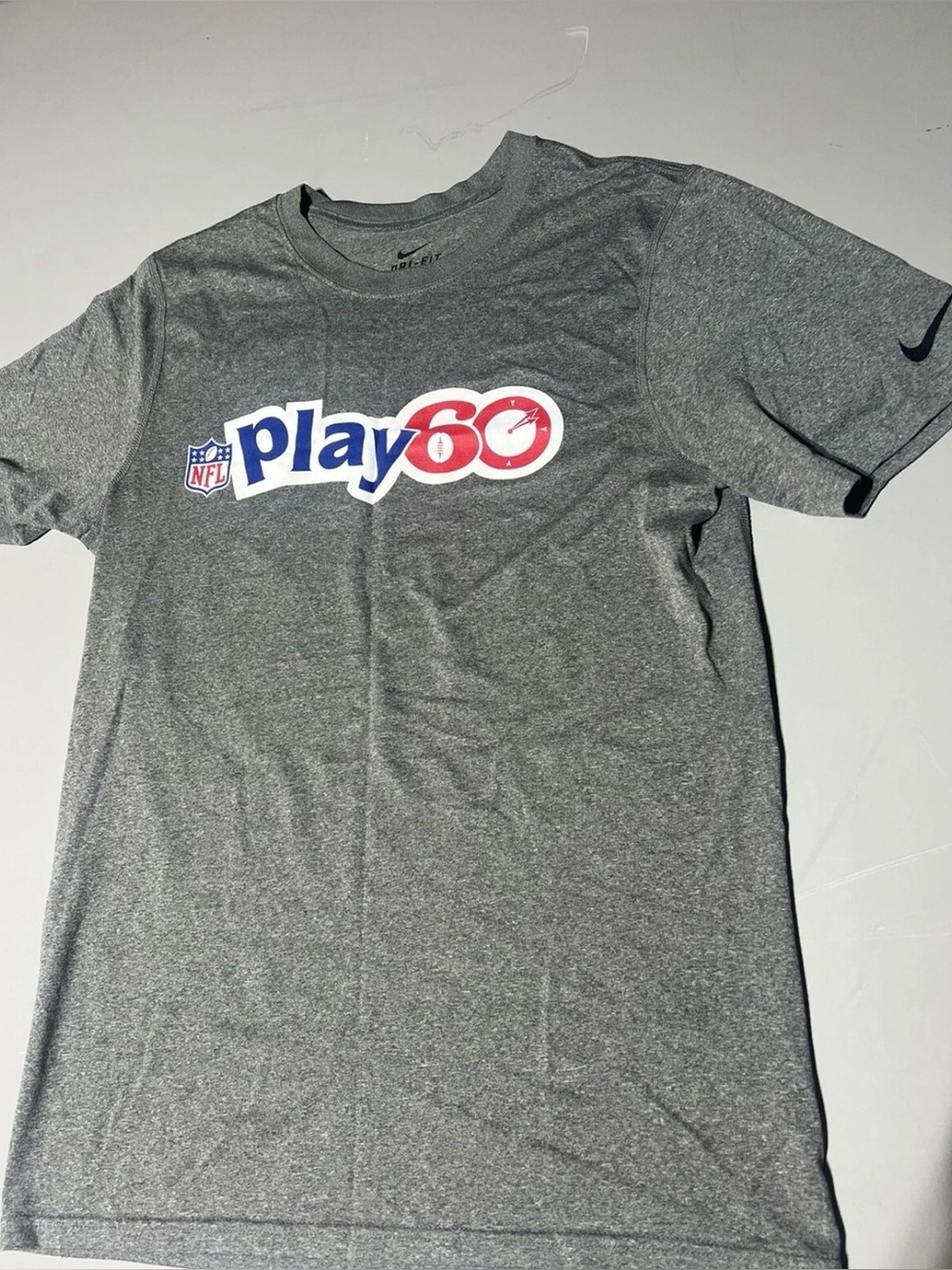 Nike Gray Play60 Short Sleeve Athletic Tee NWOT NFL